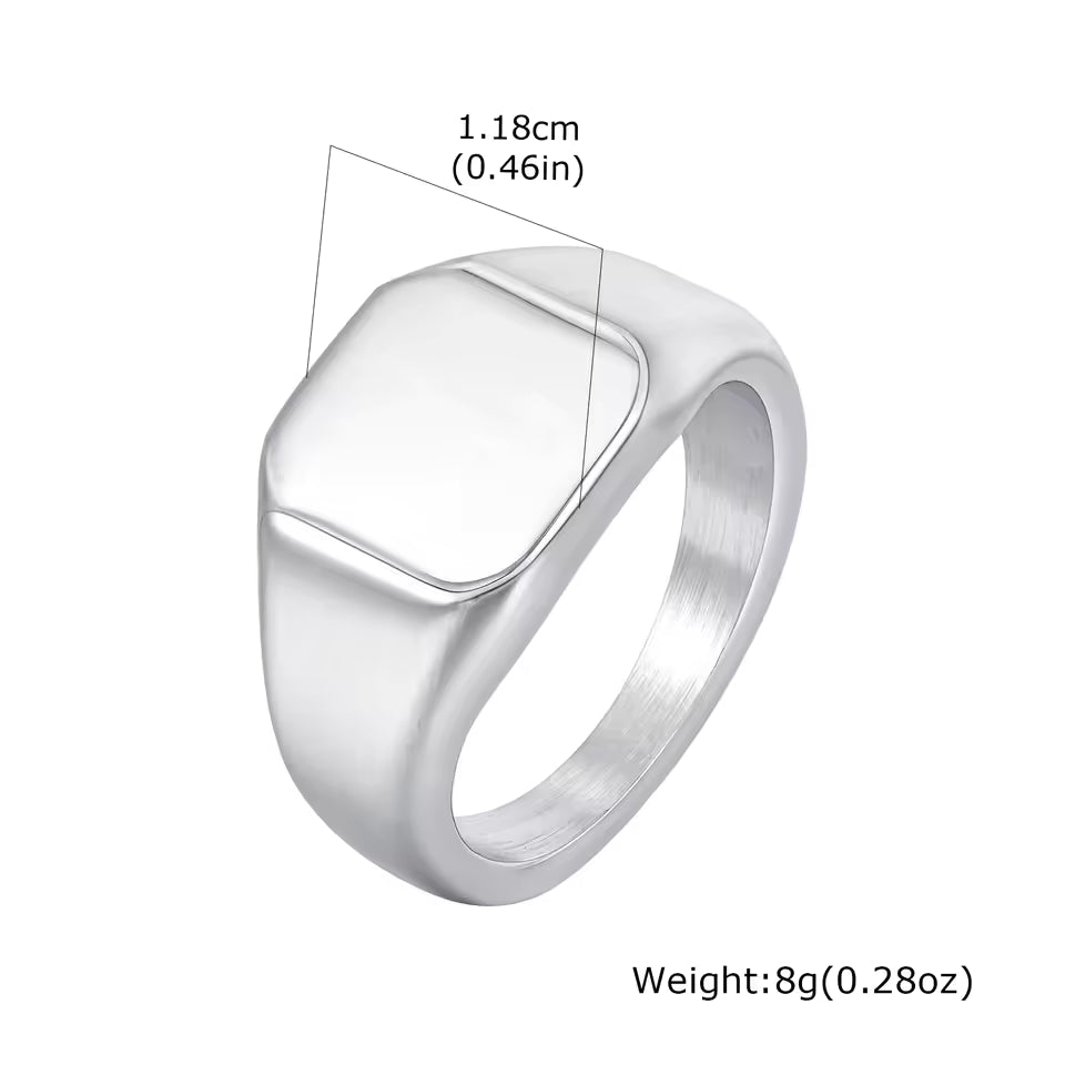 Square Signet Ring