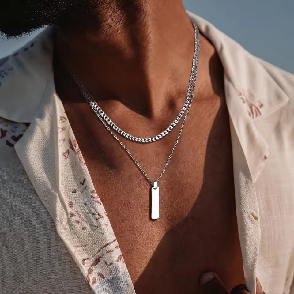 Stainless Steel Cuban Chain Collar
