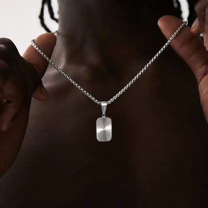 Radiant Square Pendant