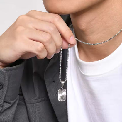 Radiant Square Pendant