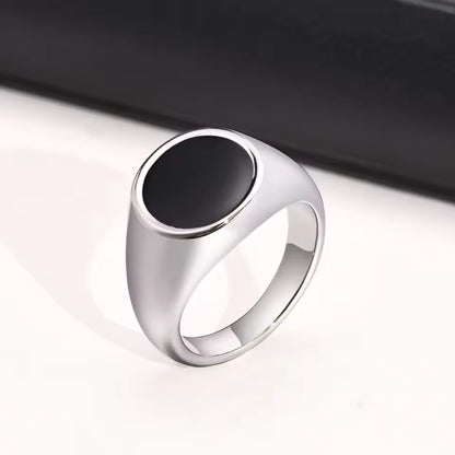 Signet Circle Ring
