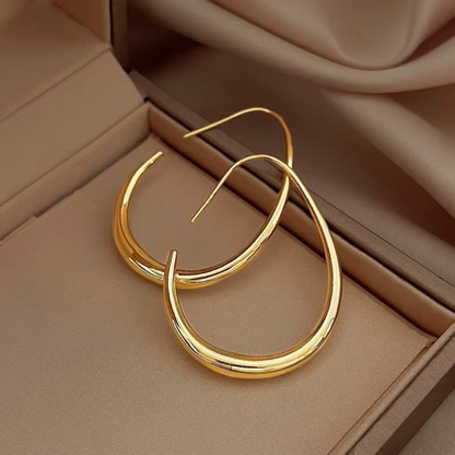 Aura Gold Hoops
