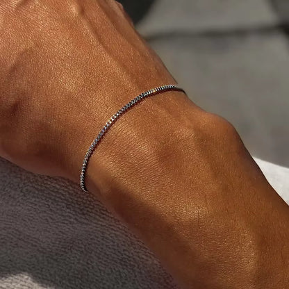 Minimal Silver Bracelet — 50% OFF (This week Only)