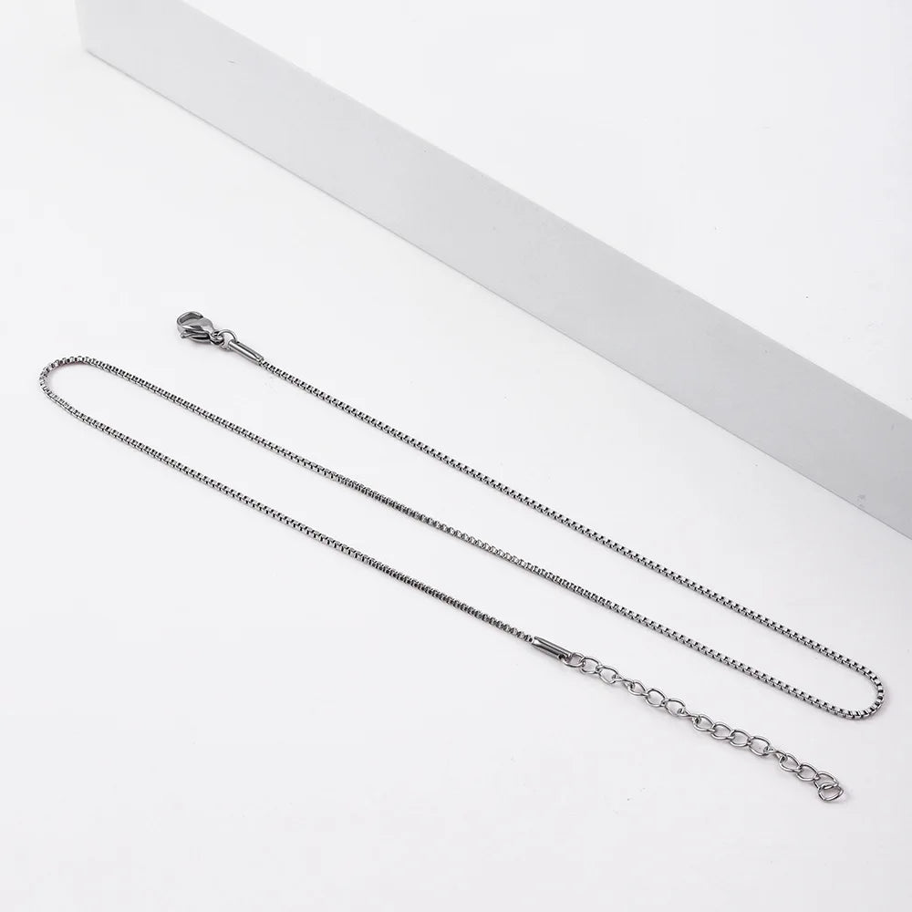 1.2mml Box Chain Necklace