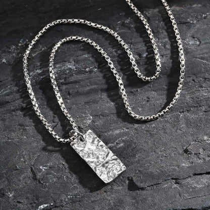 Vintage Geo Fold Necklace