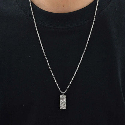 Vintage Geo Fold Necklace