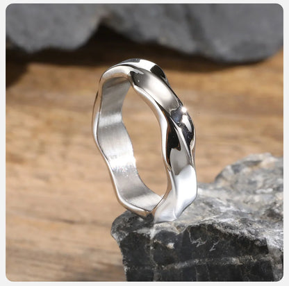 Silver Mobius Ring